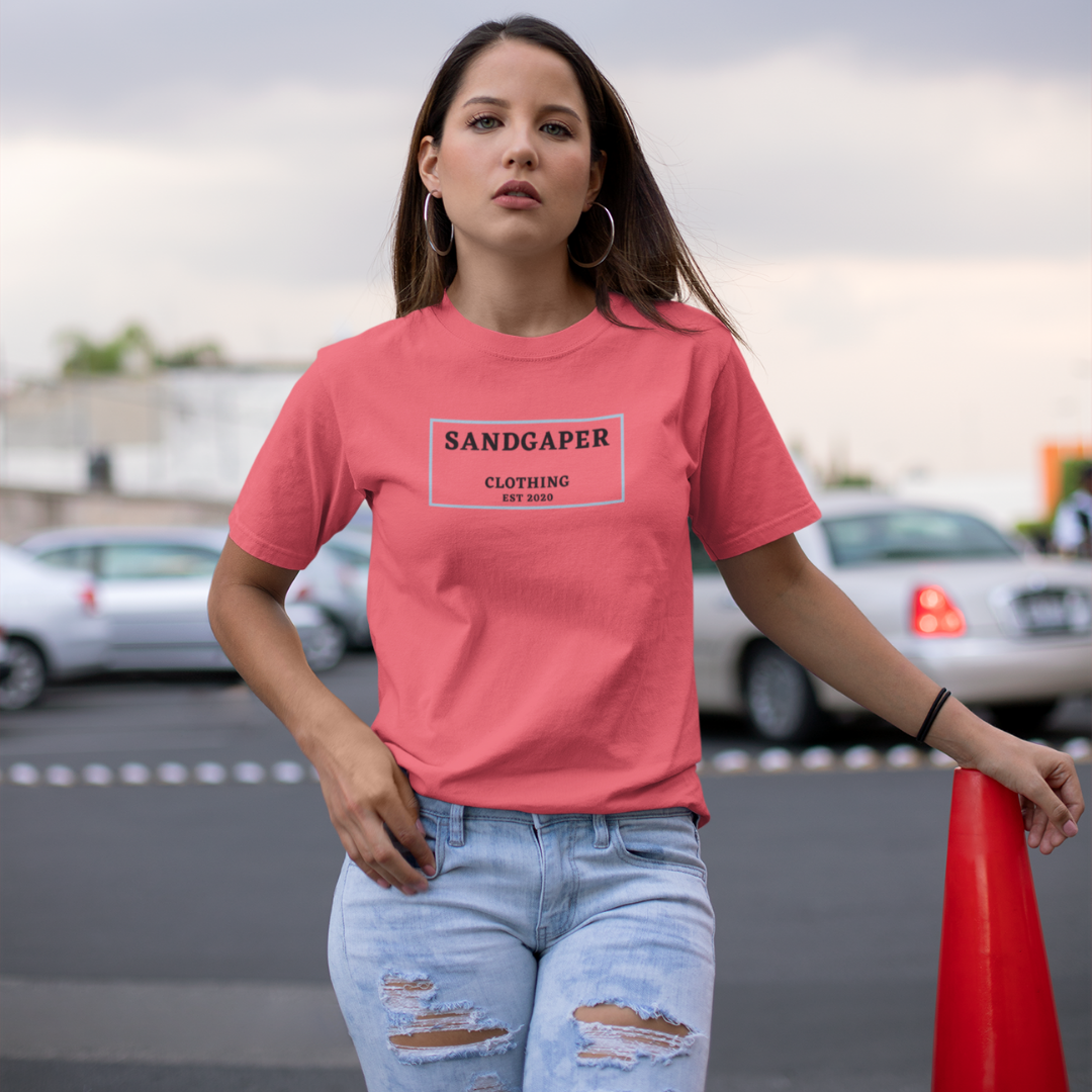 SGC Sandgaper EST. 2020 Bio-Shirt Coral Red