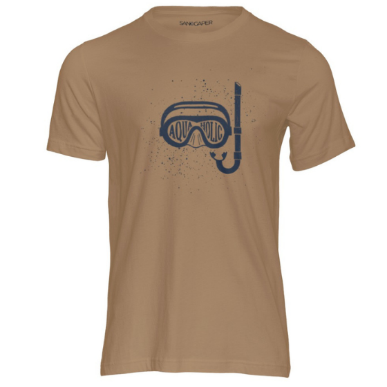 Vintage Crewneck Aquaholic Bio-Shirt