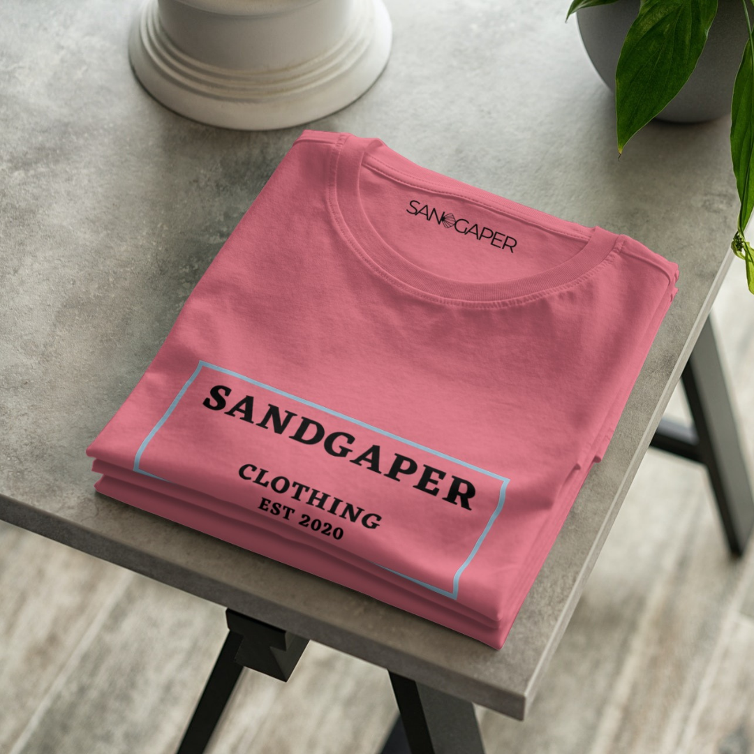 SGC Sandgaper EST. 2020 Bio-Shirt Coral Red