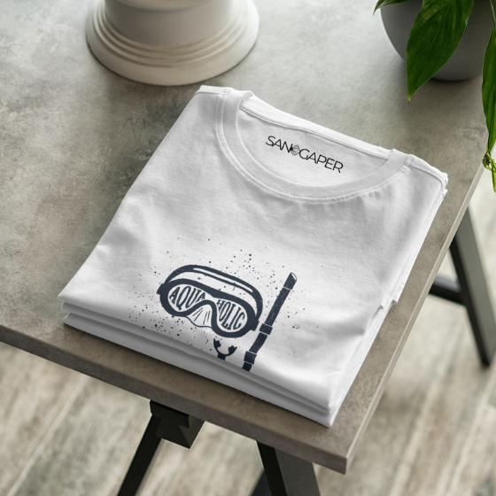 Vintage Crewneck Aquaholic Bio-Shirt