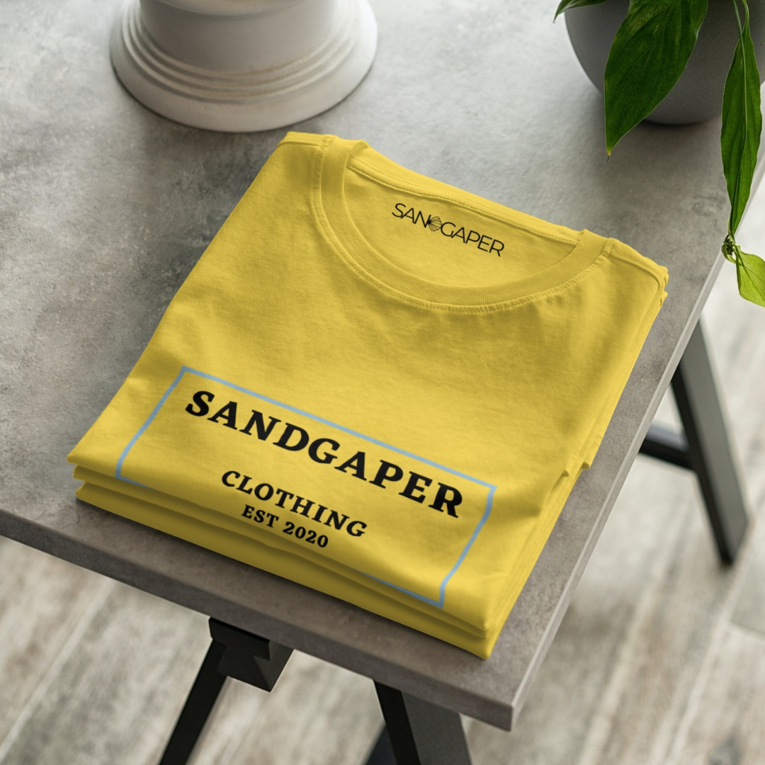 SGC Sandgaper EST. 2020 Bio-Shirt Golden Sand