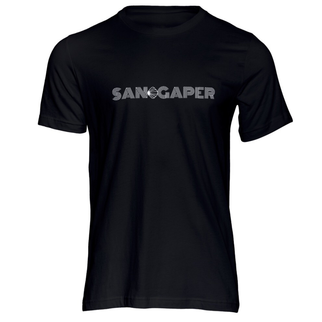College Crewneck Sandgaper Two White/Black Bio-Shirt