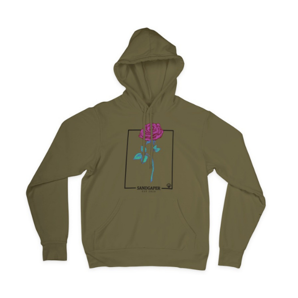 Vintage Flower Organic Unisex Hoodie