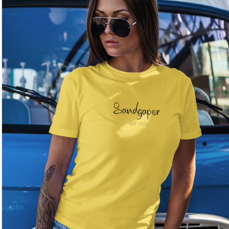 SGC Crewneck Sandgaper EST. 2020.2  Bio-Shirt Golden Sand