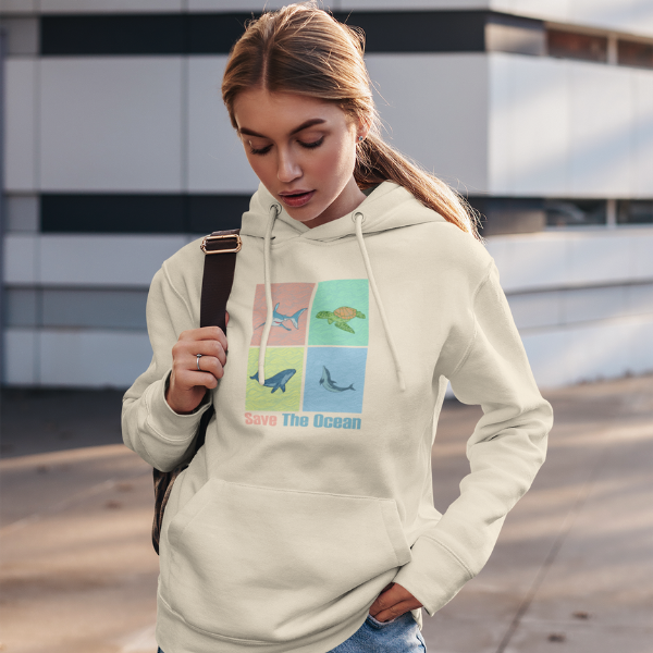 Save the Ocean ORGANIC UNISEX HOODIE