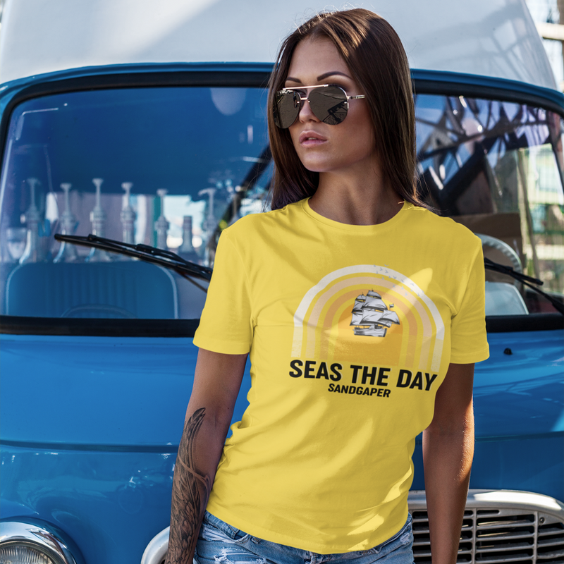 Vintage Crewneck Seas The Day Bio-Shirt