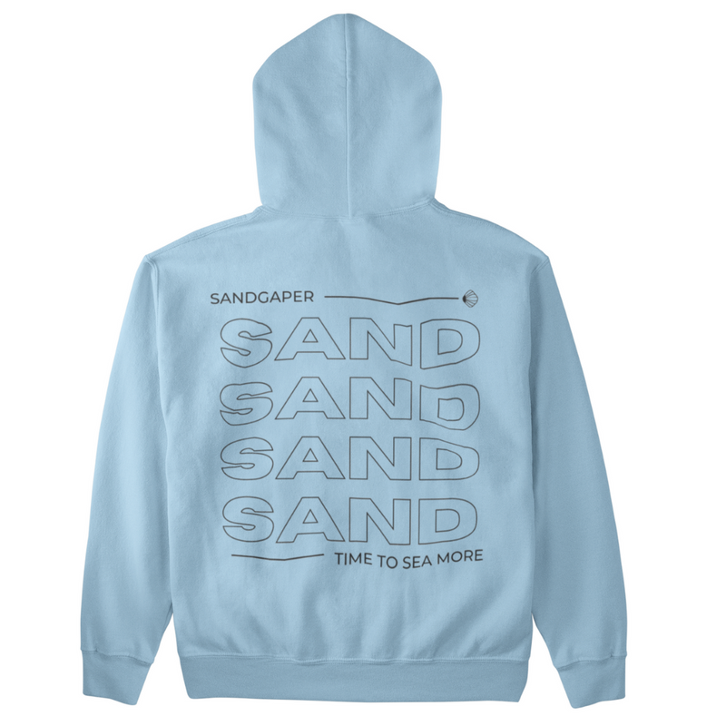 COLLEGE SANDGAPER SAND ORGANIC UNISEX HOODIE