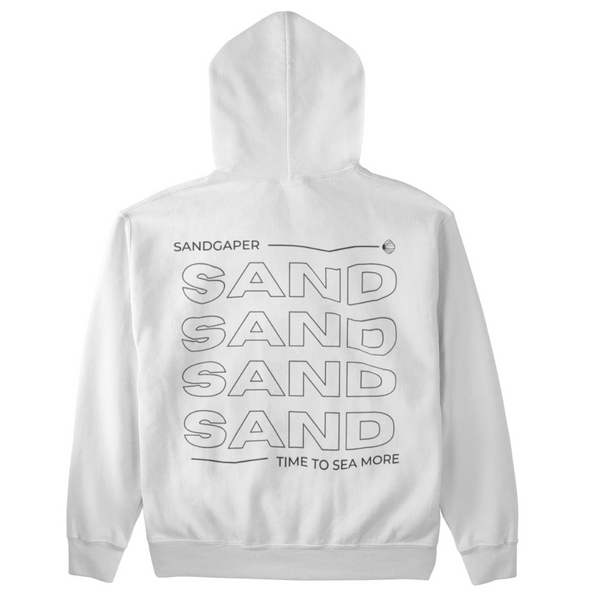 COLLEGE SANDGAPER SAND ORGANIC UNISEX HOODIE