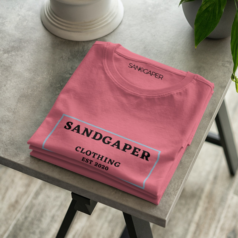 SGC  Sandgaper EST. 2020 Bio-Shirt Coral Red