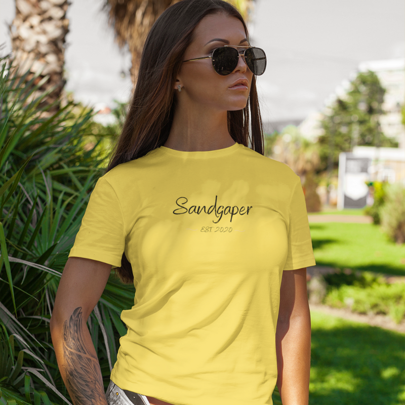 SGC Crewneck Sandgaper EST. 2020.2  Bio-Shirt Golden Sand