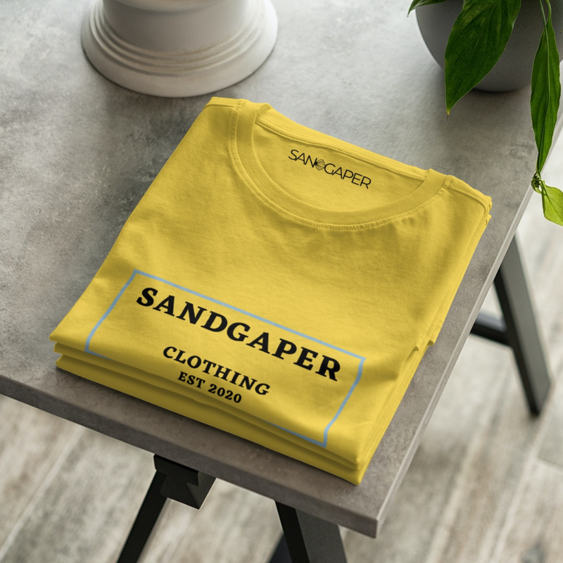 SGC  Sandgaper EST. 2020 Bio-Shirt Golden Sand