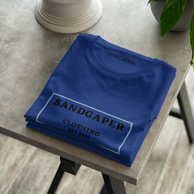 SGC Sandgaper EST. 2020 Bio-Shirt Ocean Blue