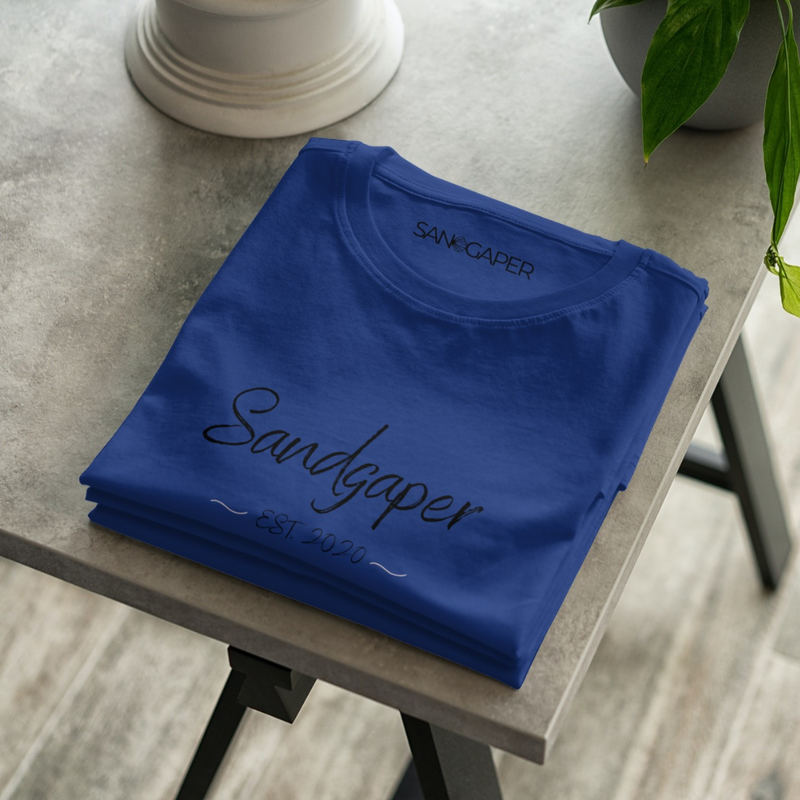 SGC Crewneck Sandgaper EST. 2020.2 Bio-Shirt Ocean Blue