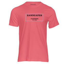 SGC  Sandgaper EST. 2020 Bio-Shirt Coral Red