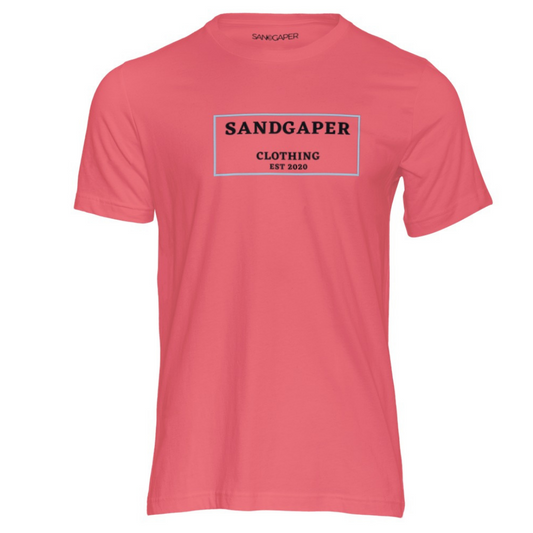 SGC Sandgaper EST. 2020 Bio-Shirt Coral Red