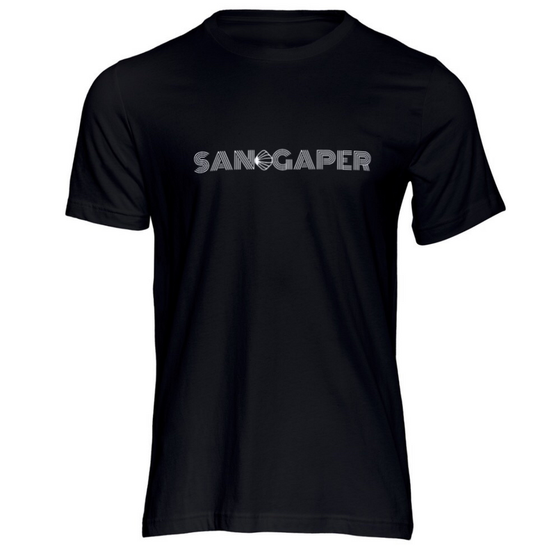 College Crewneck Sandgaper Two  White/Black Bio-Shirt