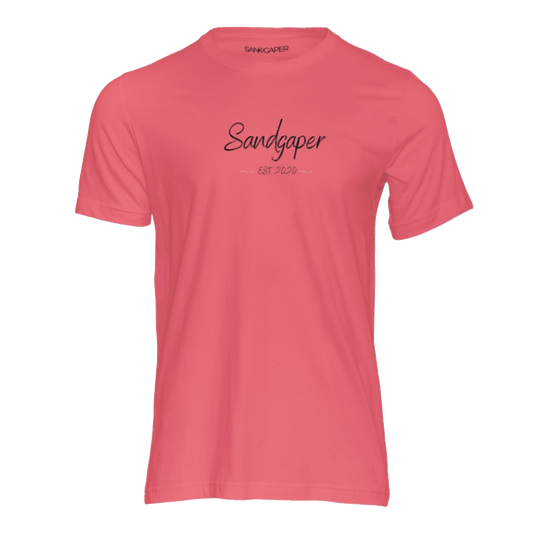 SGC Crewneck Sandgaper EST 2020.2 Bio-Shirt Coral Red