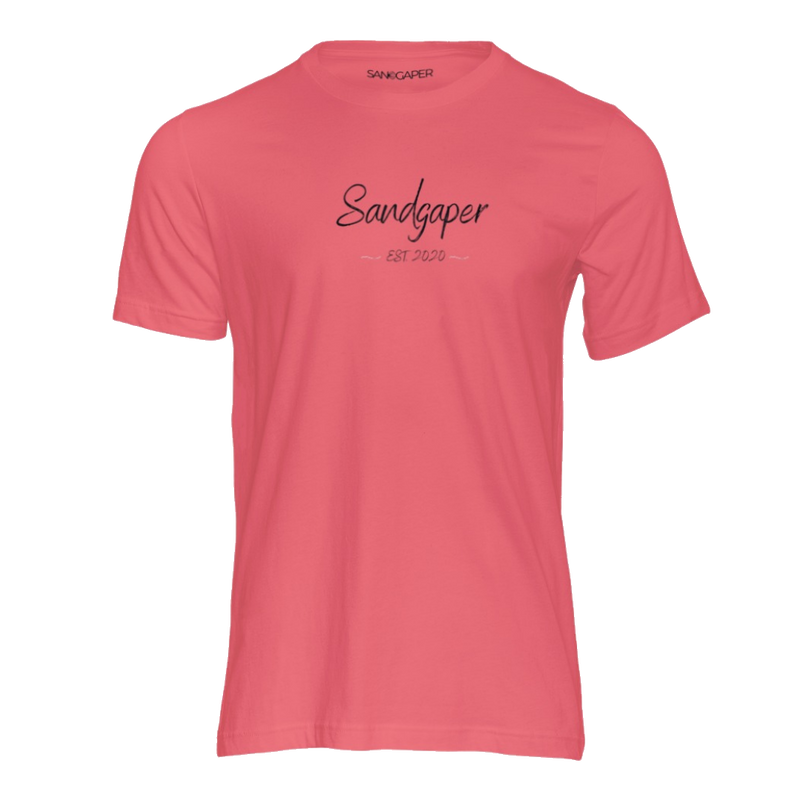 SGC Crewneck Sandgaper EST 2020.2 Bio-Shirt Coral Red