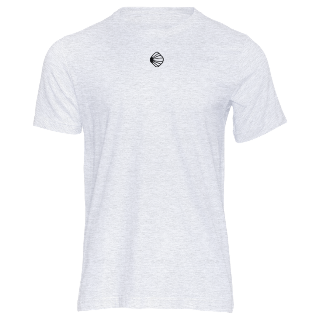 College Crewneck Logo White/Grey Bio-Shirt