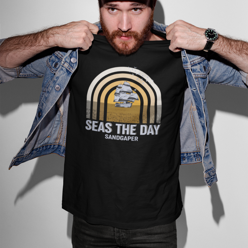 Vintage Crewneck Seas The Day Bio-Shirt