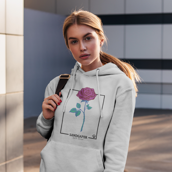 Vintage Flower Organic Unisex Hoodie