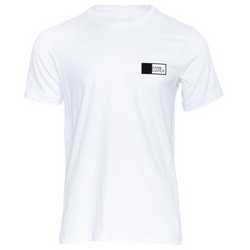 COLLEGE CREWNECK "SGC" WHITE/BLACK BIO-SHIRT